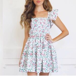 8 Oak Lane and Floral Smocked Dress